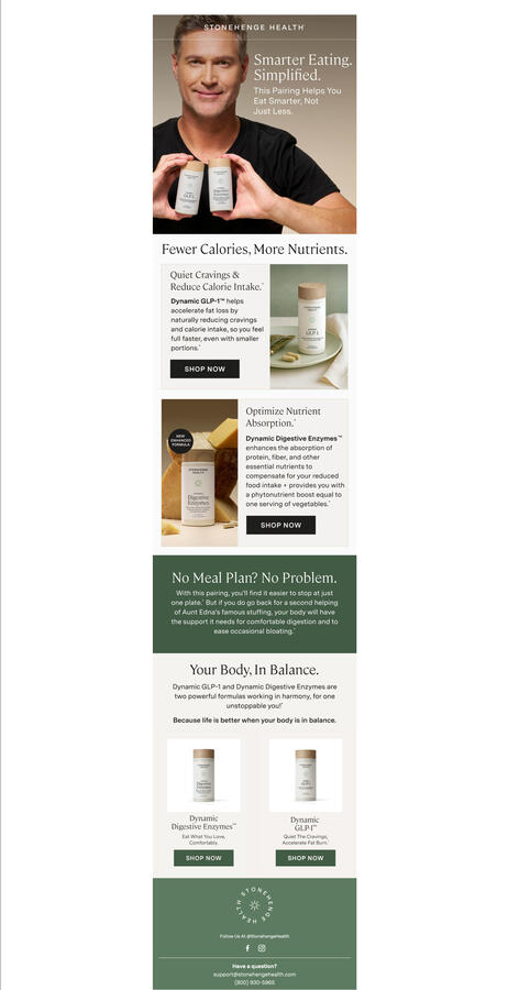 Product Pairing Email